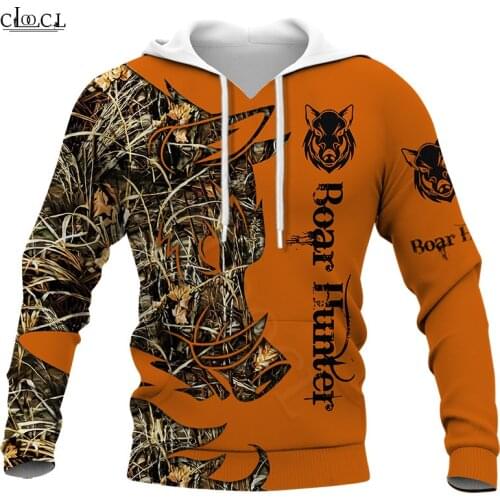 Hunting Wild Boar Print Hoodie Men Women 3D Sweatshirt Animal Pig Fashion Funny Swine Casual Jogging Zipper Hooded Coat