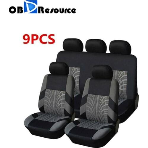 Universal Car SUV Polyester Fiber Seat Cover Breathable Comfortable Full Covers