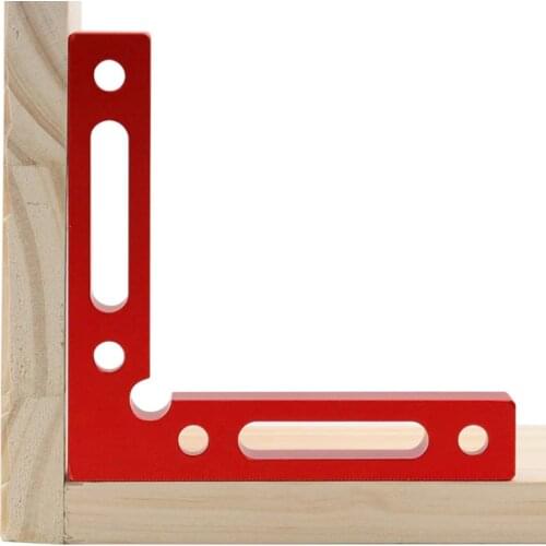 2pcs 90 Degree Right Angle Clamp L-square Woodworking Corner Frame Clamp Aluminum Alloy Positioning Fixture DIY Repair Tool