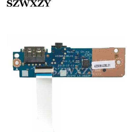 ZIVY0 LS-A922P For Lenovo YOGA 2 13 USB Board Audio Board 455MK438L01 Full Tested Free Shipping