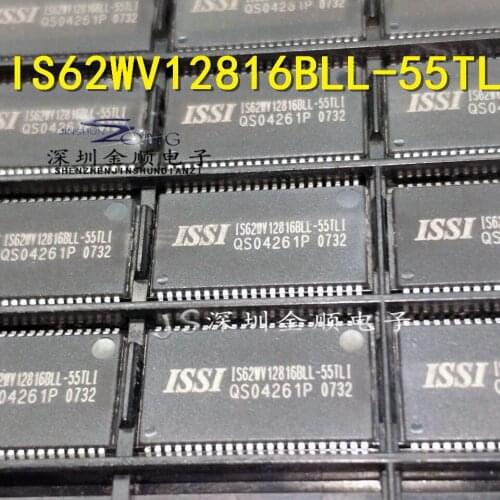 100% New&original In Stock IS62WV12816BLL-55TLI TSOP44 SRAM