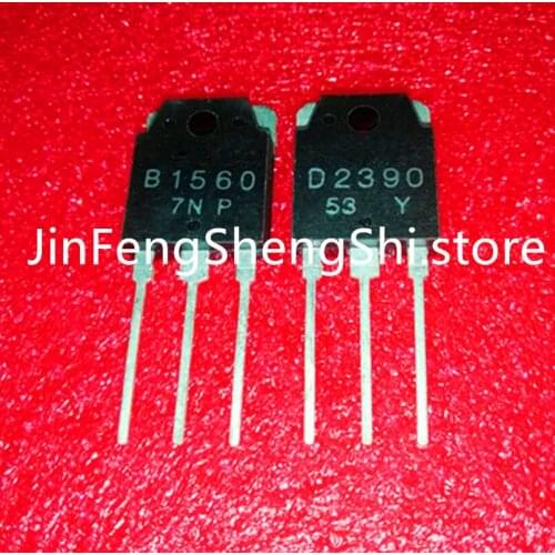 2PAIR=4PCS 2SB1560 2SD2390 B1560 D2390 TO-3P