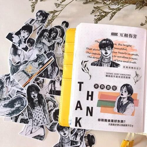 50pcs Cartoon stickers/Scrapbooking Stickers /Decorative Sticker /DIY Craft Photo Albums