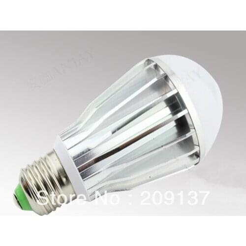Free shipping 10pcs Dimmable led Bubble Ball Bulbs AC85-265V 5W E14 E27 B22 led bulb lamp