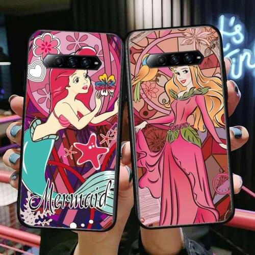 Mermaid World Anime Phone Case For xiaomi redmi Black Shark 4 Pro 2 3 3s Cases Helo Black Cover Silicone Back Prett mini cover