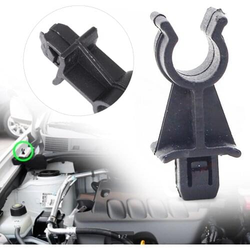 Black Retainer Bonnet Hood Support Prod Rod Clamp Clip Holder For Nissan Qashqai Dualis J10 Navara D40 Pathfinder R5165722EB300