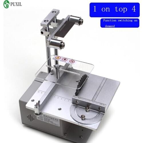 DIY Woodworking Saw Table Saw Micro Chainsaw Multi-Function Mini Cutting Machine Precision Desktop Cutter Carpentry Saw