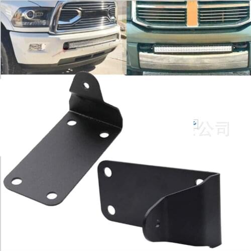 30" 40" Curved LED Light Bar Mounting Brackets For 10-19 Dodge Ram 2500 3500