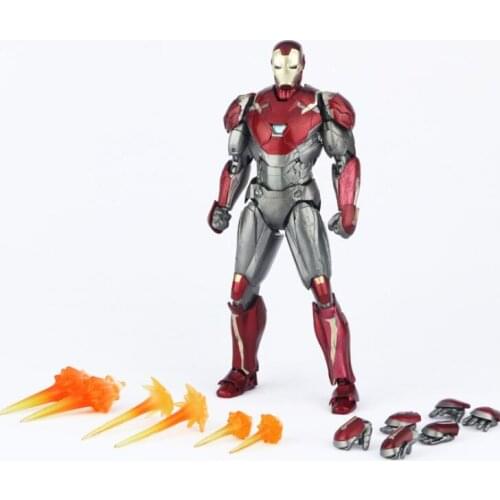 15cm Marvel Ironman MK47 Articulated Super Hero Figure Model Toys for Children