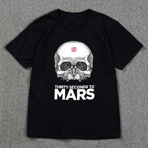 30 Seconds To Mars Adult Cool Normal Loose Mens Summer Tees T-Shirt
