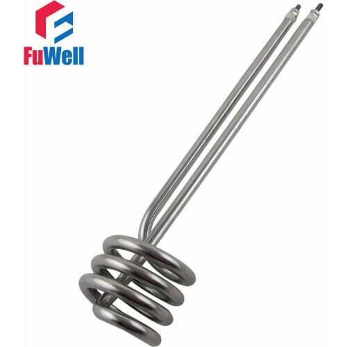 Stainless Steel Heating Tube Element 220V 1500W 265mm Tube Length Electric Water Heater Pipe for Water Heating