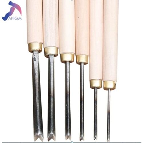 NEW 0.1-0.8cm V Type Exposedness Triangle Chisel Woodworking Chisels Hand Wood Carving Knives FOR Carving Blank Tools