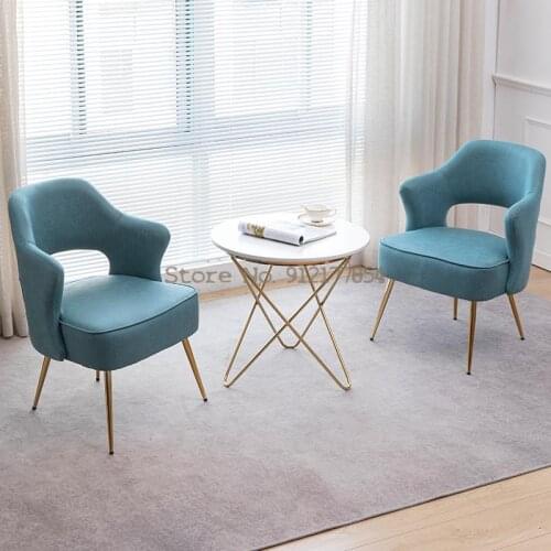 Single sofa chair light luxury net red Nordic simple modern leisure balcony designer master bedroom extremely simple chair