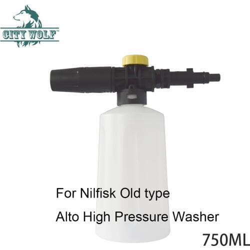 City wolf 750ML Snow Foam Lance foam cannon soap sprayer for Huter Nilfisk Alto high pressure washer car cleaning accessories