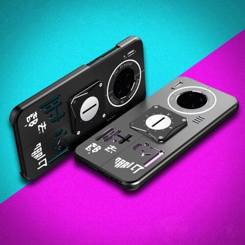 Luxury Case For Huawei P40 Pro Case Shockproof Metal Armor Cover Mechanical Aluminum Coque For Huawei Mate 40 30 Pro Plus Funda