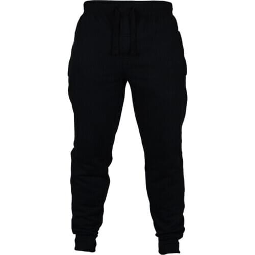 Mens Joggers Casual Pants Fitness Men Sportswear Tracksuit Bottoms Skinny Sweatpants Trousers Black Gyms Jogger Track Pants