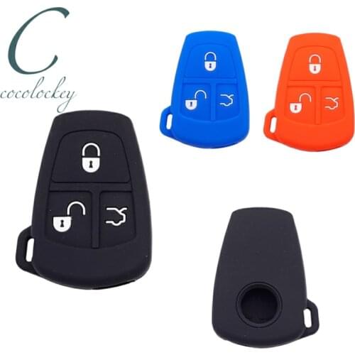 Cocolockey Silicone Smart Car Key Cover Case Fit for Mercedes Benz 1998-2000 3Buttons Remote Key Case For Car Fob Car Styling