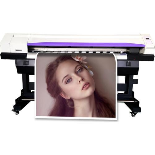 Inkjet printers Outdoor Billboard Car Warp Vinyl Printing Machine 1.6M Xp600 Large Format Printer Eco Solvent