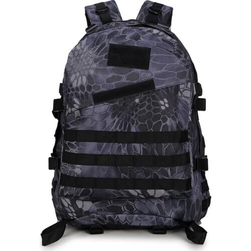 Outdoor Camouflage Bag Attack Bag Hiking Bag Backpack Army Fan 3D Mountaineering Bag Unisex Nylon / Nylon Adult 45L Both Sexes