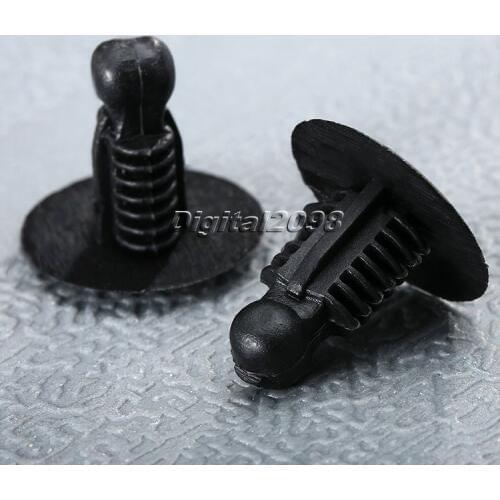 Yetaha 50Pcs Auto Fasteners Bumper Fastener Rivet Retainer Push Engine Cover Fender Car Door Trim Panel Clip for 9mmx7mm Hole