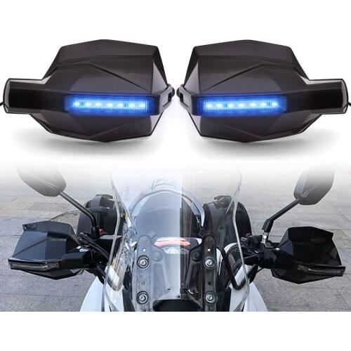For yamaha aerox155 mt03 aerox 155 yz 125 fz8 xsr700 Motorcycle Handguards Shield Windproof Hand Guards Brush And Signal Lamp