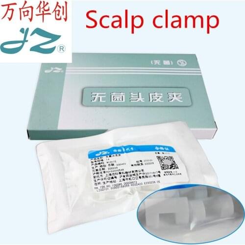 Scalp clamp sterile scalp clip disposable scalp operation clip scalp hemostatic clip plastic suture clip