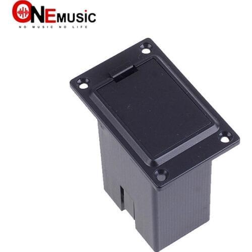 10pcs 9V Battery Holder 50MM*31.5MM Case Cover For Guitar Bass Pickup platic guitar parts black color