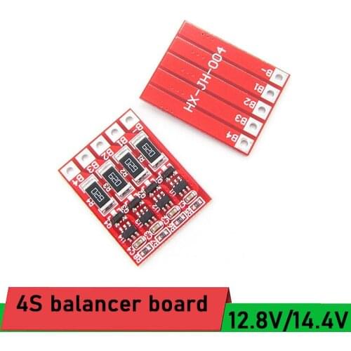 4S 3.6V lifepo4 balancer board lifepo4 balncing full charge battery balance board 4*3.2v 12.8V/14.4V batteries cells BMS