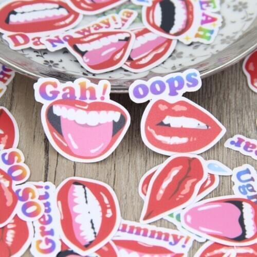 40 pcs Cartoon girl waterproof for phone car Label Decorative Stationery Stickers Scrapbooking DIY Diary Album toy Sticker