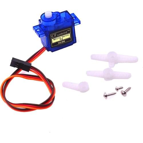 50PCS SG90 9g Mini Micro Servo MG90S Metal Gear RC Micro Servo Tester for RC for RC 250 450 Helicopter Airplane Car