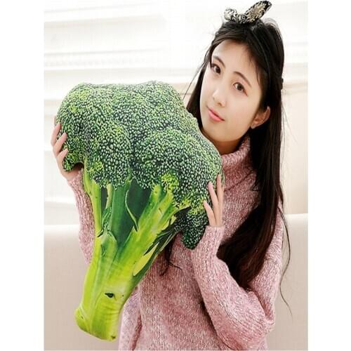 Vegetable Simulation 3D vegetable Chinese Cabbage Greens Soft Plush Toy Baby Kids Appease Sleeping Pillow Doll