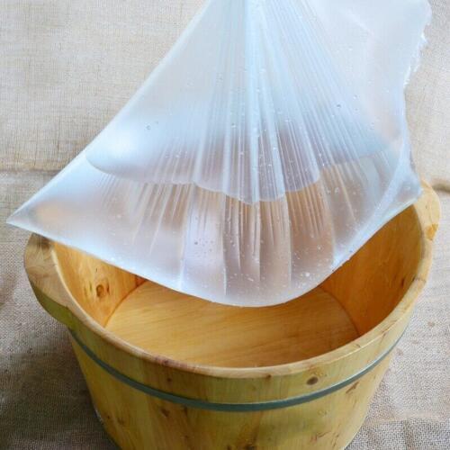 90pcs Home Bath Basin Bag Sanitary Skin Care Pedicure Spa Lightweight Foot Tub Liner Disposable Transparent Environmentally