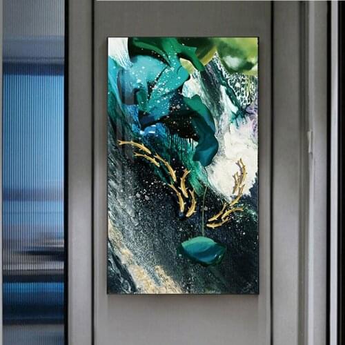 Large diamond mosaic Abstract Golden koi Diamond Embroidery sale daimond painting full square round drill Decor