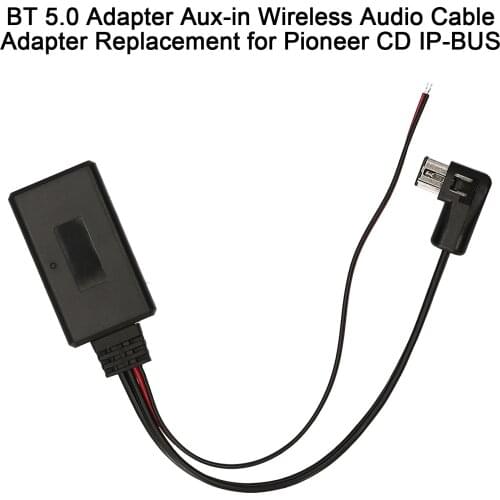 BT 5.0 Adapter Aux-in Wireless Audio Cable Adapter Replacement for Pioneer CD IP-BUS
