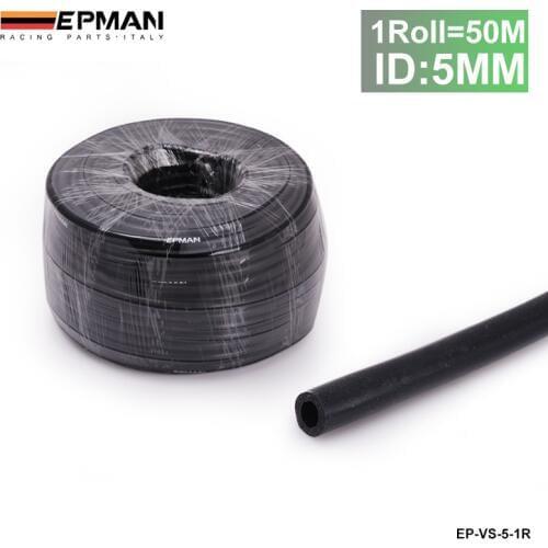Black ID:5MM Silicone Vacuum Hose Pipe High Performance Tubing-50M For BMW E39 5 Series 1997-2003 EP-VS-5-1R