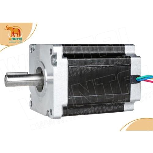 No tariff for EU! CNC Wantai Nema34 Stepper Motor 85BYGH450C-060B 1700oz-in 151mm 6A key way Shaft CE ROHS ISO Milling Machine