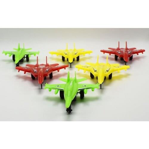Childrens Mini Color Small Airplane Plastic Model Toy Boy Birthday Gift Finished Goods Hot Toys