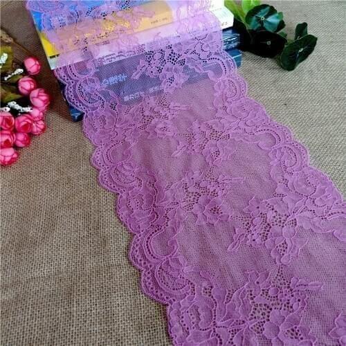 E1267 21 cm wide stretch nylon lace DIY clothing accessories