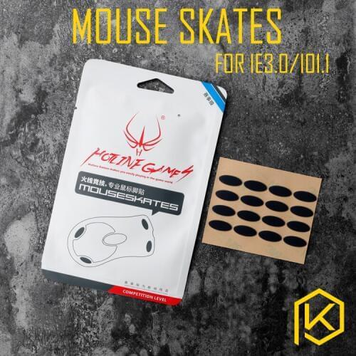 Hotline games 4 sets/pack original competition level mouse feet mouse skates gildes for IE3.0 IO1.1 0.6mm thickness