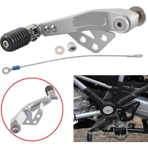 Aluminum Alloy Chrome Shift Lever-Forward Controls Gear Levers Fit For BMW R 1200GS LC 13-17 R1200GS ADV 14-17 With Rope