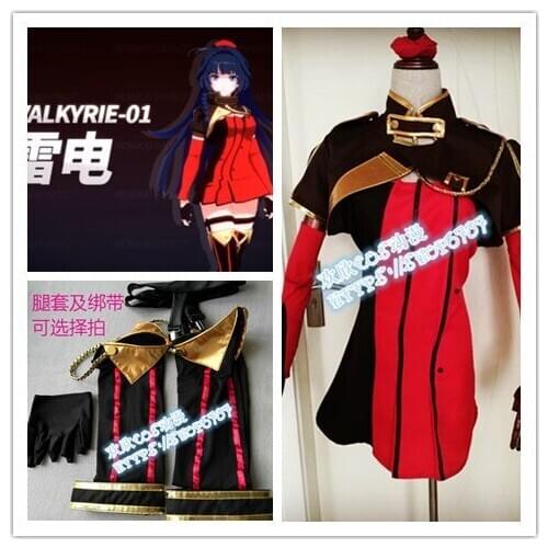 Game Honkai Impact 3rd Raiden Mei cosplay costume Battle suit halloween costume for women/men can custom made free shipping