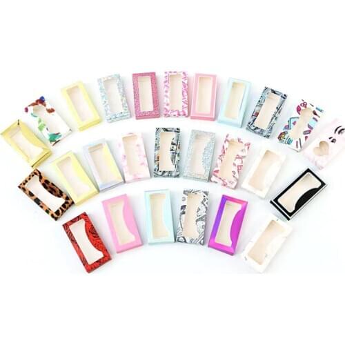 Eyelash packaging box heart-shaped eyes pink 25mm eyelash box red rose eyelash box with tray can be customized private label