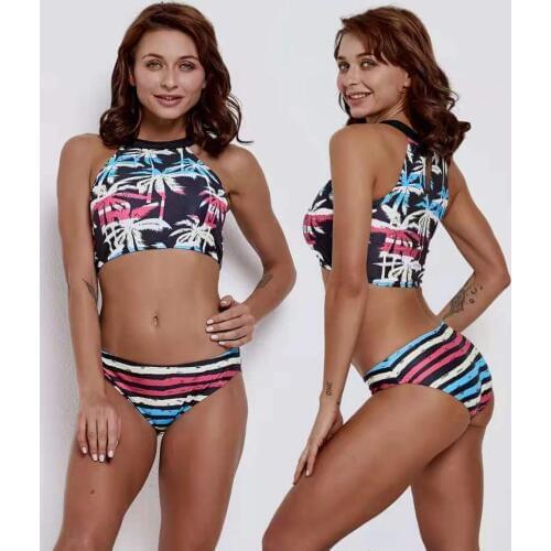 Swimming Suit For Women Bikini Set Padded Bra Triangle Body Suits Two Piece Swimsuit Beach Bathing Suit