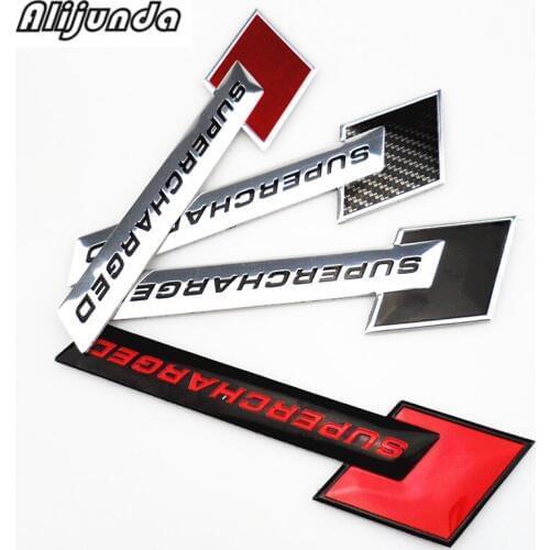 New 3D Metal Motorsport SUPERCHARGED Car styling Emblem Badge Sticker for Chevrolet Cruze TRAX Aveo Lova Sail EPICA Captiva