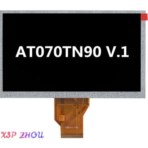 New 7" inch INNOLUX AT070TN92 V.X LCD Screen 7DD1+1 FPC 800*480 for Tablet Car DVD lcd Free shipping