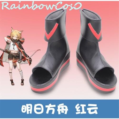 Arknights Vermeil Cosplay Shoes Boots Game Anime Halloween RainbowCos0 W1520