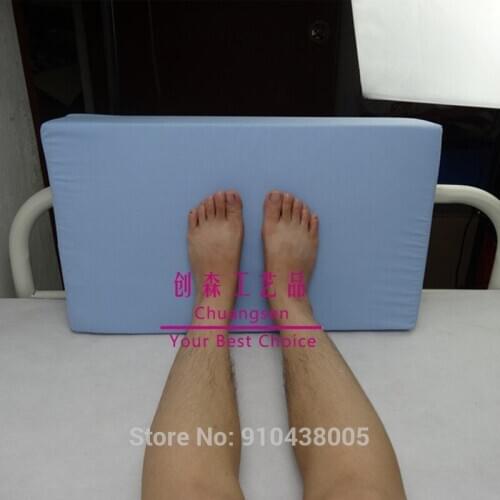 Elevated leg wedge pillow -relieves back and sciatica pain, leg pad help surgical or injury recovery, improves circulation