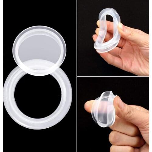 Factory Direct Sales Clear Silicone Umbrella Hole Ring Plug And Cap Set For Glass Outdoors Patio Table