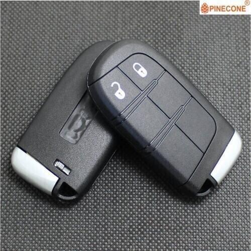 PINECONE for Chrysler Dodge Journey 2011 2012 2013 2014 2015 Keyless Entry 2 Button Replacement Smart Car Key Fob Shell Case