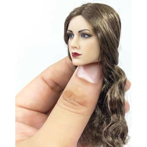 1/6 scale PL2020-165C Spartan female head sculpture for 12 inch action figure body